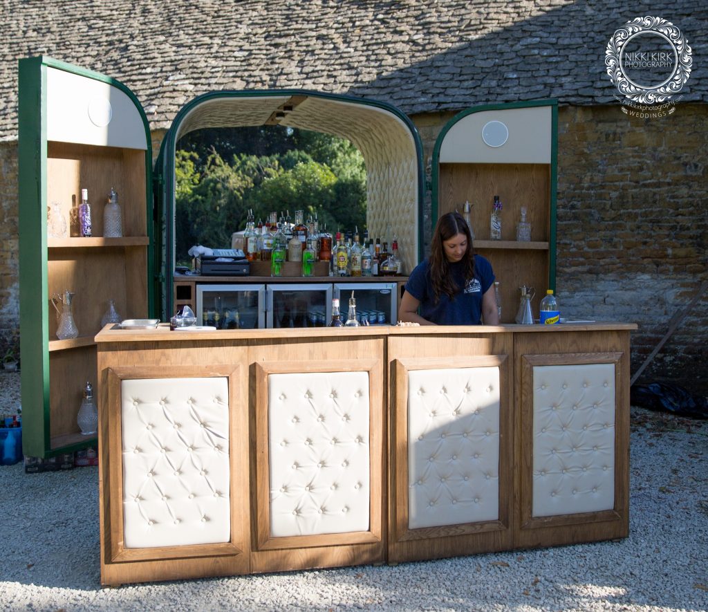 Trailer bar at Stanway House