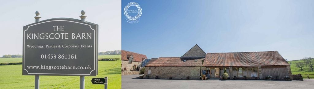 Kingscote Barn wedding photography