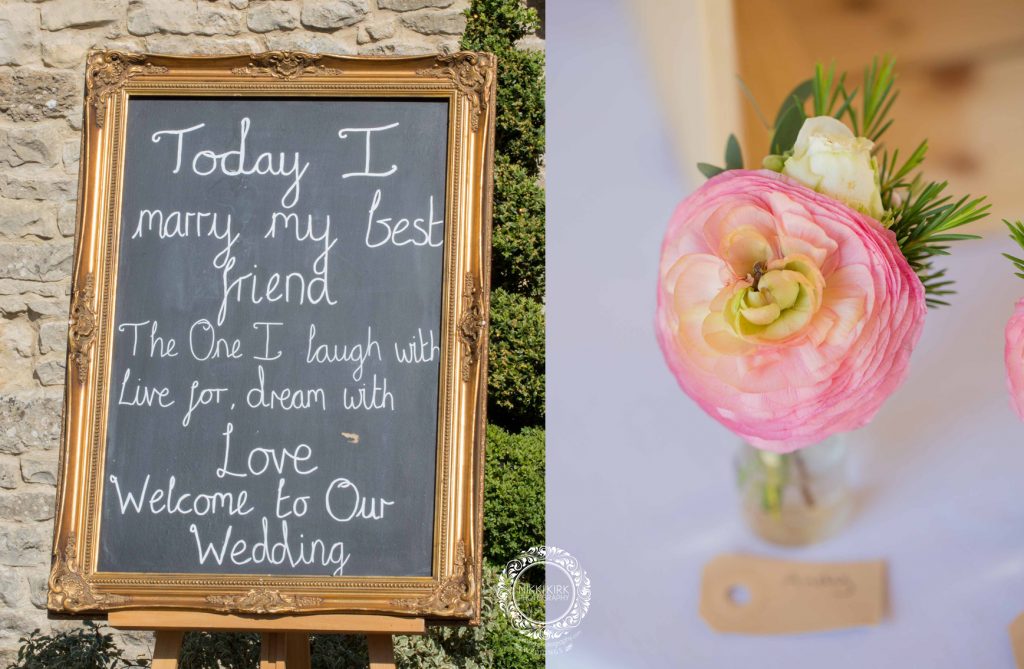 Kingscote Barn wedding photography