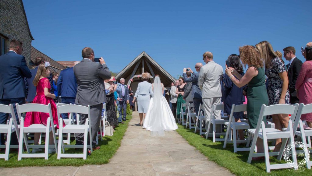 Kingscote Barn wedding photography