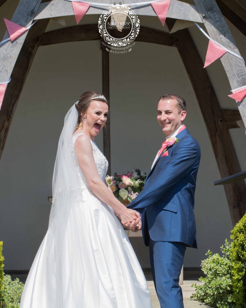 Kingscote Barn wedding photography
