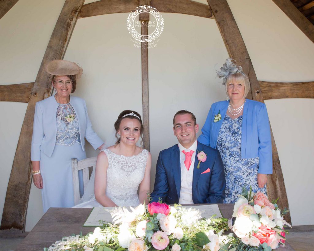 Kingscote Barn wedding photography