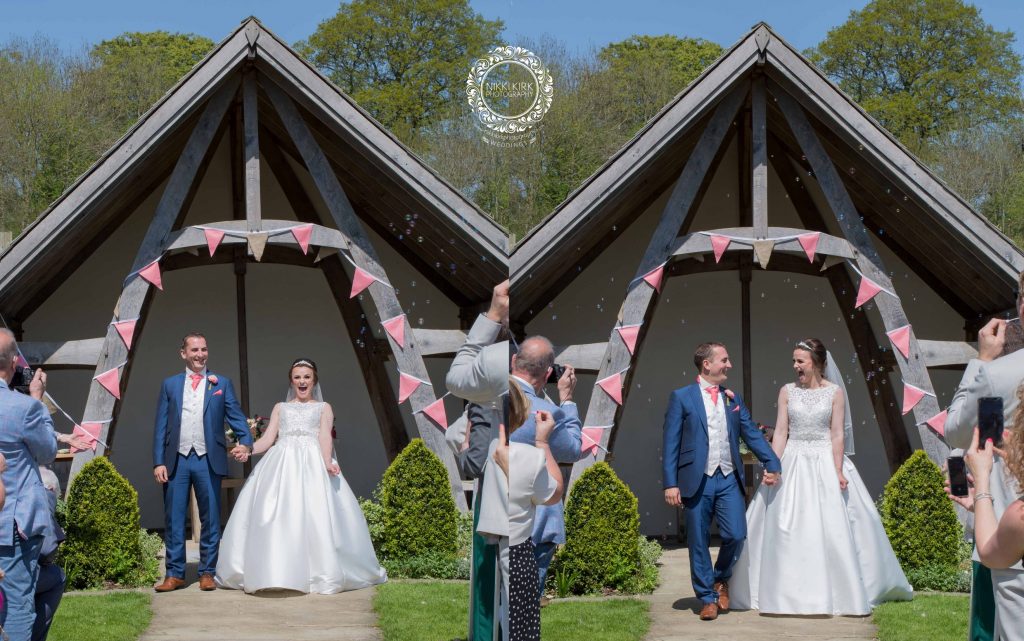 Kingscote Barn wedding photography