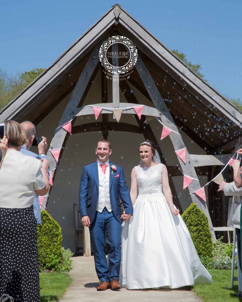 Kingscote Barn wedding photography
