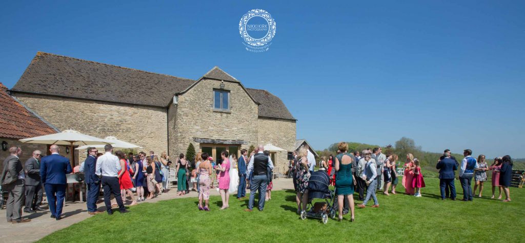 Kingscote Barn wedding photography