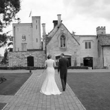 Ellenborough-Park-wedding-photographer-Nikki-Kirk-Photography-bride-and-groom-leaving-The-Gallery