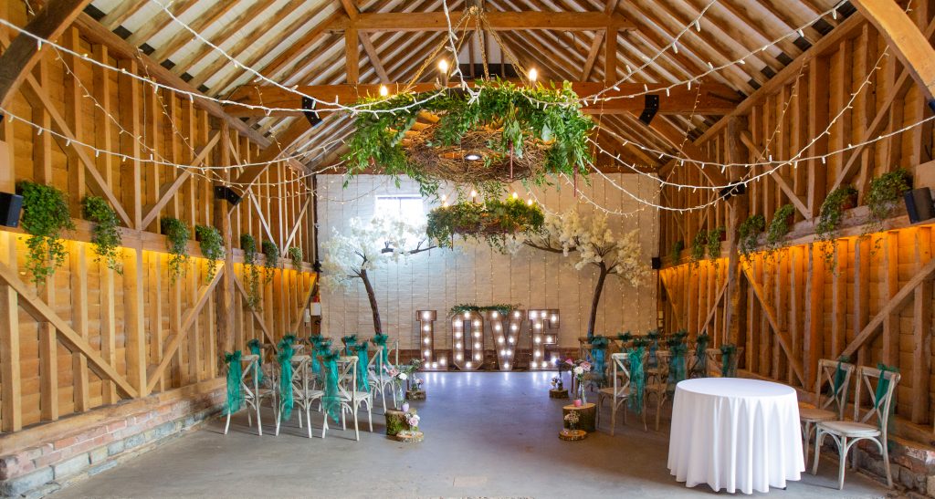 Over Barn Wedding Photography